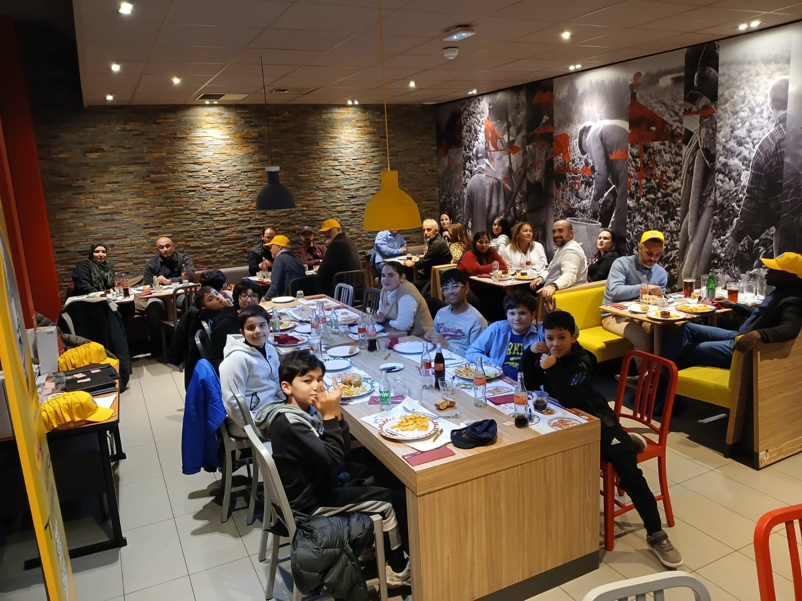 Repas convivial des membres de l’association