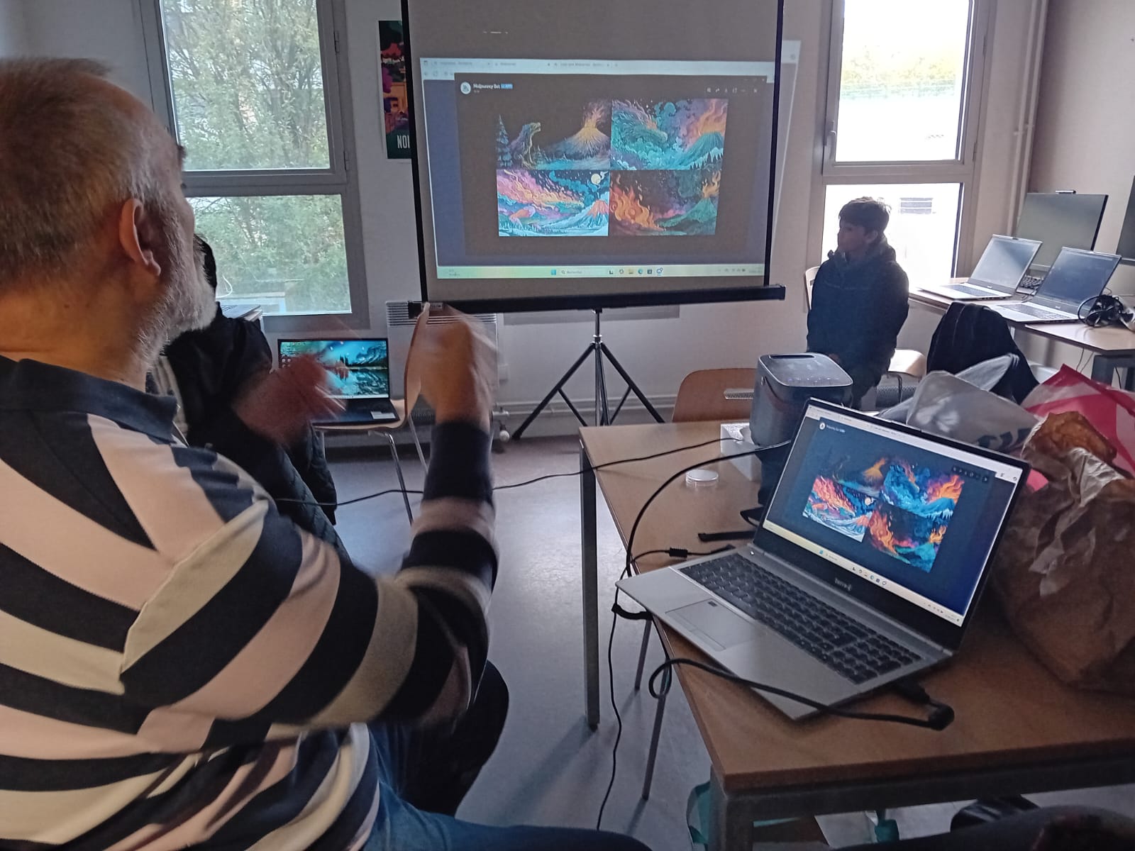 Atelier de création d’images par intelligence artificielle